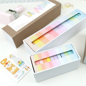 12 Pcs/lot 7.5 x 3m Rainbow Decorative Adhesive Tape Masking Washi Tape Decoration Diary School Office Supplies Stationery