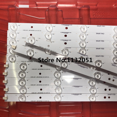 12Pieces/set For LED Backlight Screen 42 inch 42PFL3208H/12 EVER LIGHT LBM420P0601-CA-3 LBM420P0501-CB-4 5+6lamps