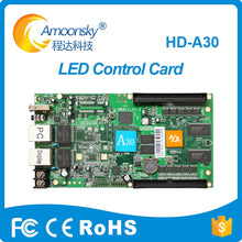 Load image into Gallery viewer, HD-A30 full color async controller led panel display control card programmable driver board for full color led advertising