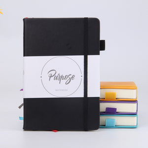 Pu Leather Notebook Hardcover Journal Paper Custom Logo Elastic Band Spring Strap diary planning personal planner dotted bullet